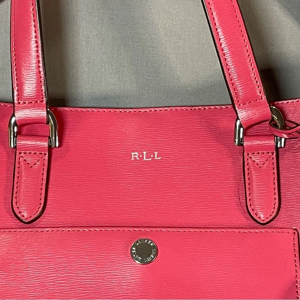 LIKE NEW Lauren Ralph Lauren GORGEOUS Lowell Large Tote/Carry-All - Pink
